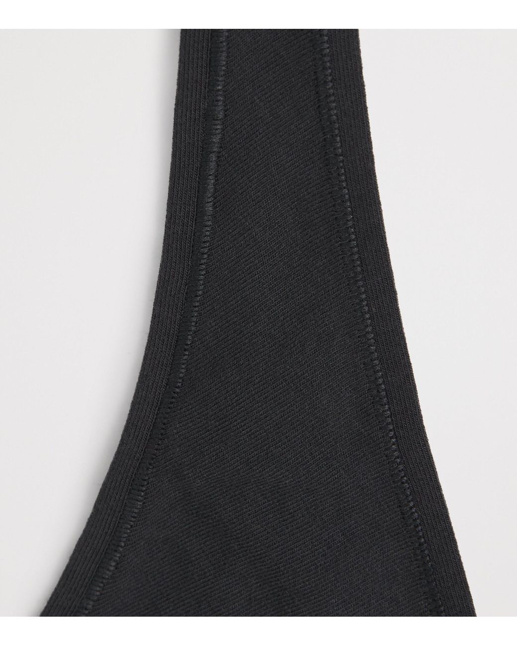 Skims Black Cotton Everyday Thong