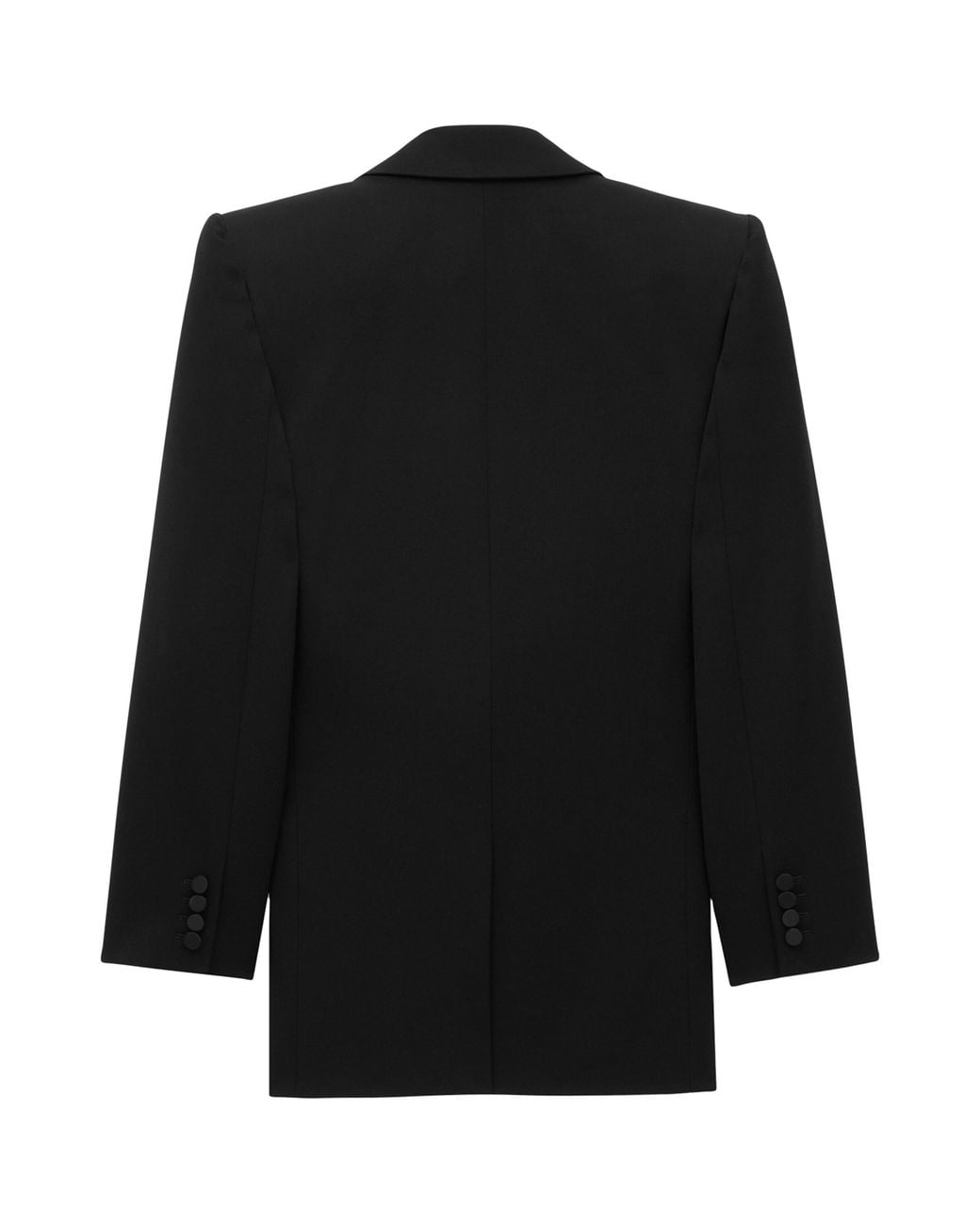 Saint Laurent Black Wool Tuxedo Jacket