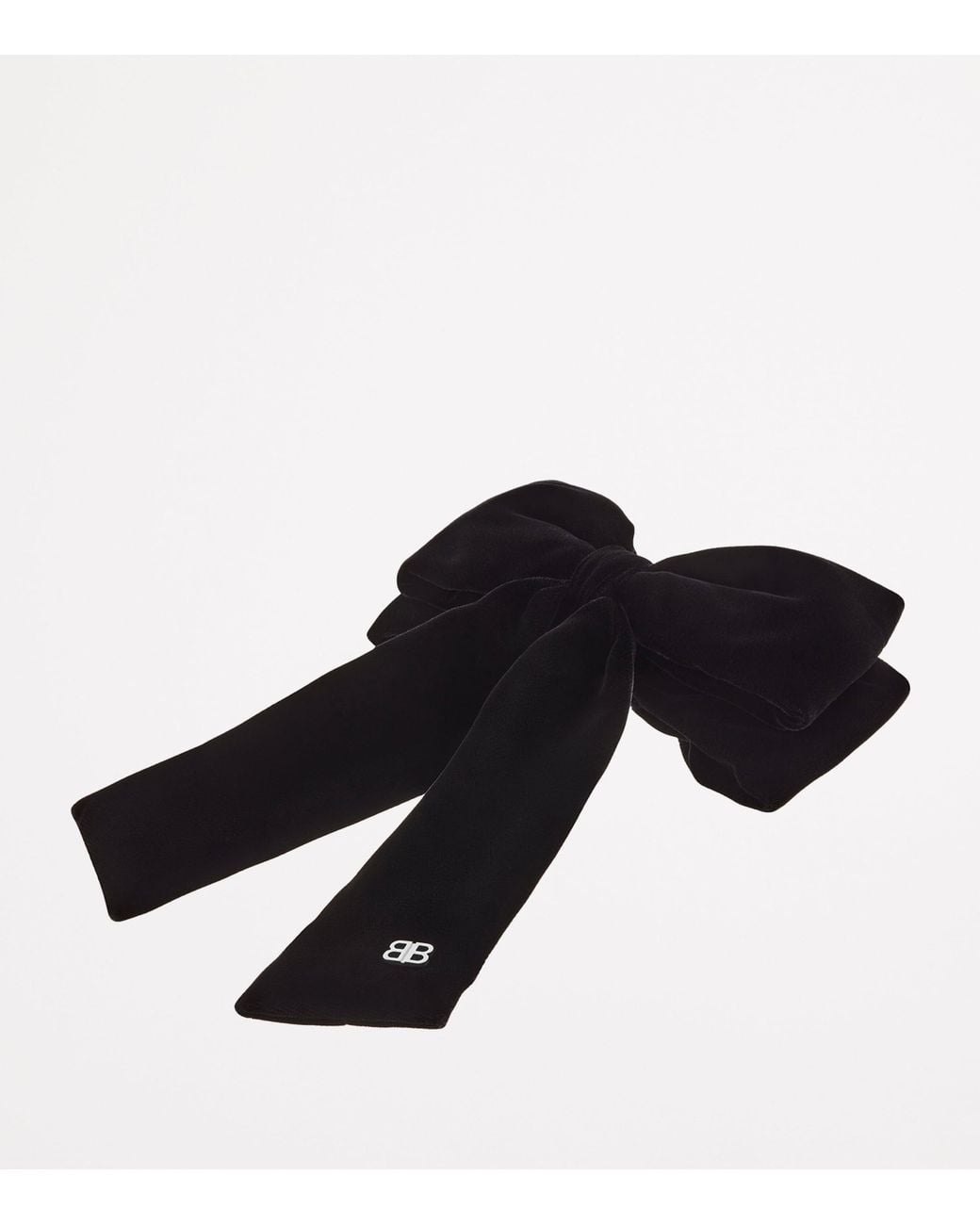 Balenciaga Black Velvet Holli Xxl Hair Bow