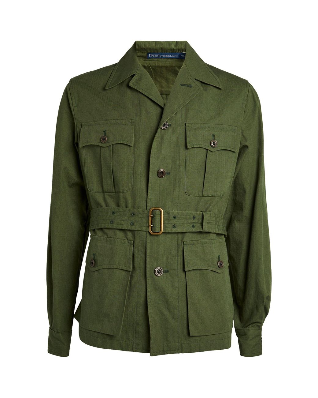 Polo Ralph Lauren Belted Safari Jacket in Green for Men