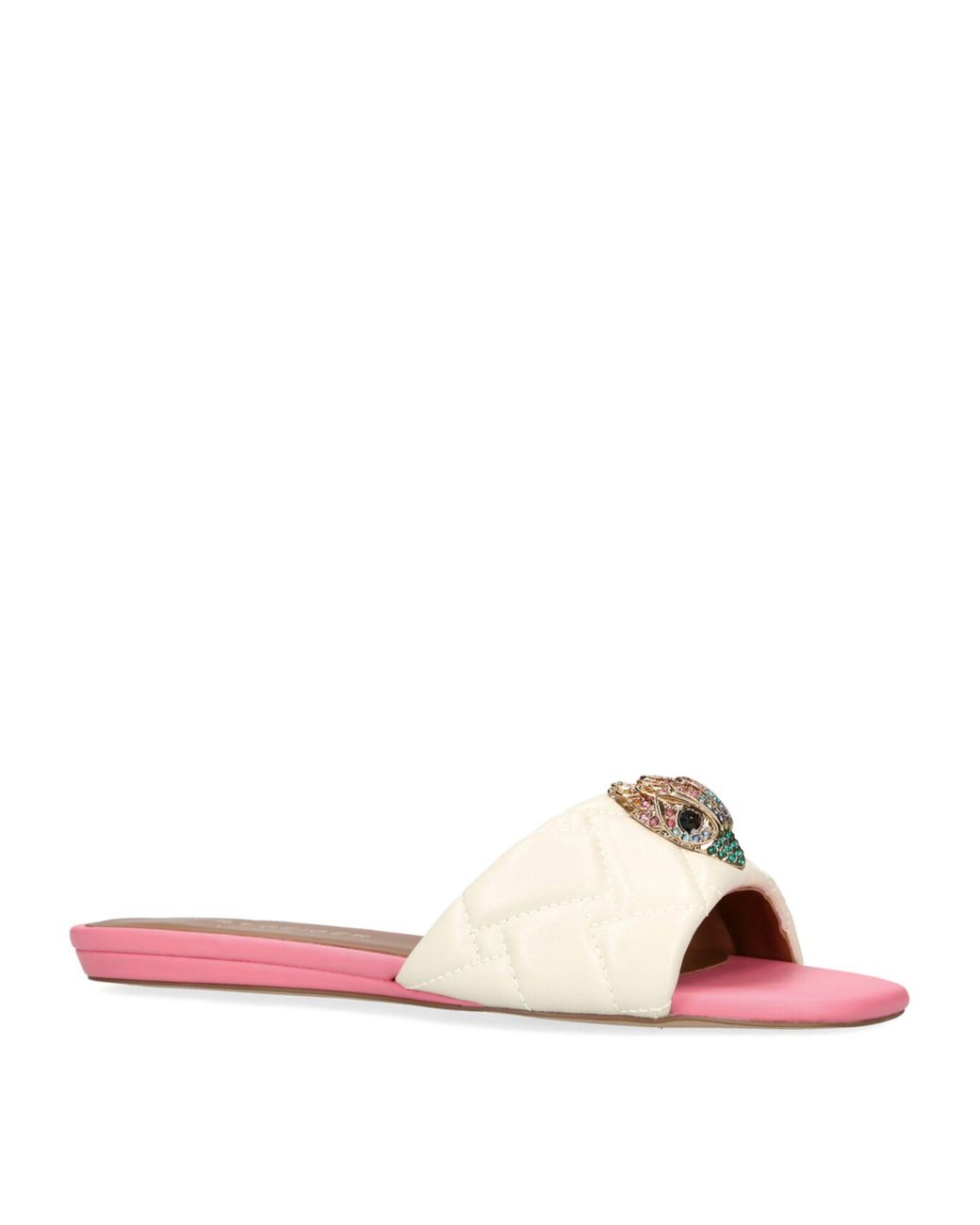 Kurt Geiger Kensington Flat Sandals in Pink Lyst