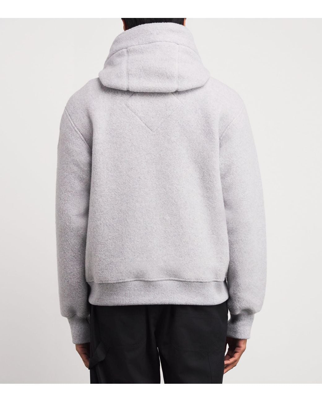 Canada Goose Gray Wool-Blend Chilliwack Zip-Up Hoodie for men