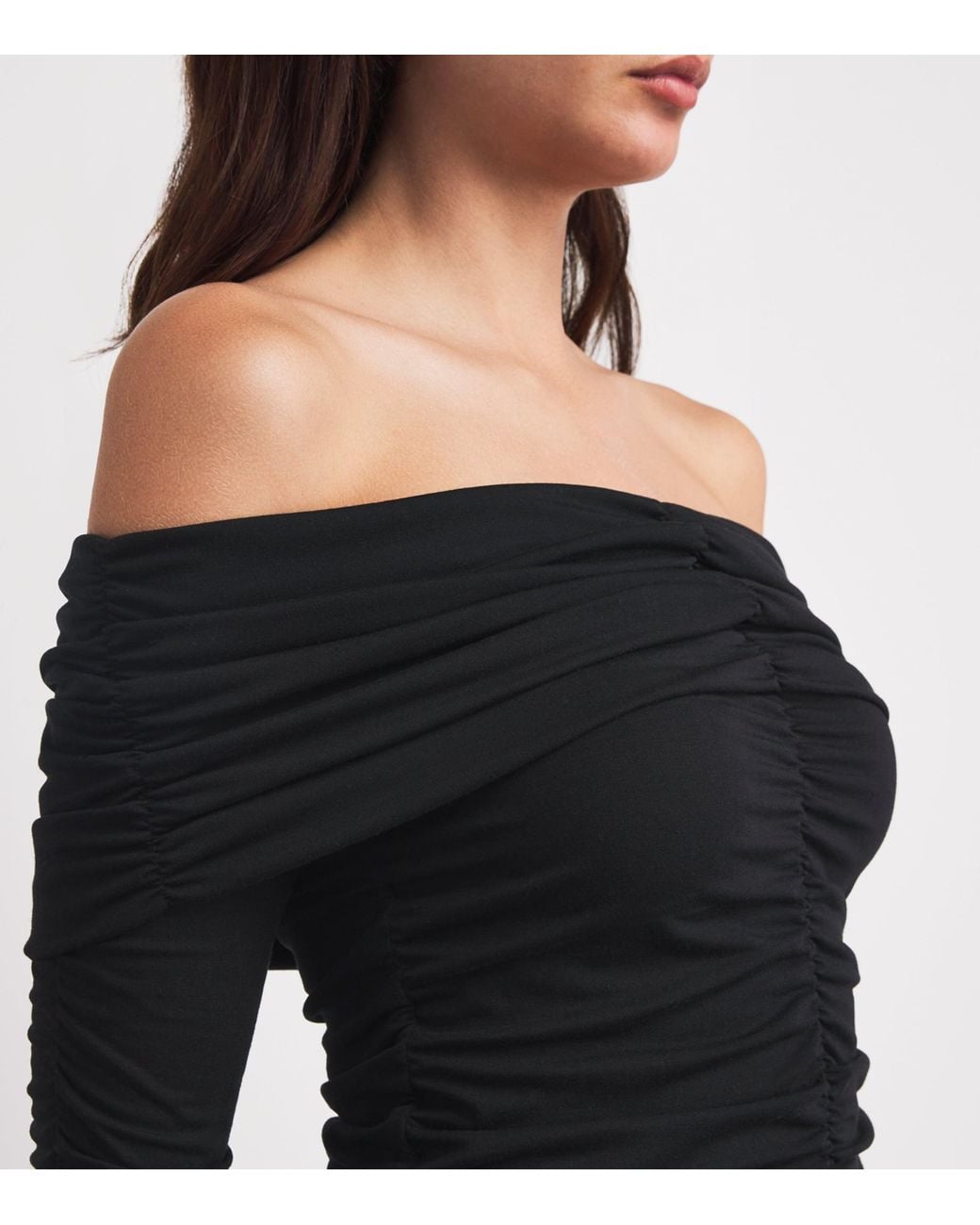 PAIGE Black Off-The-Shoulder Naya Top