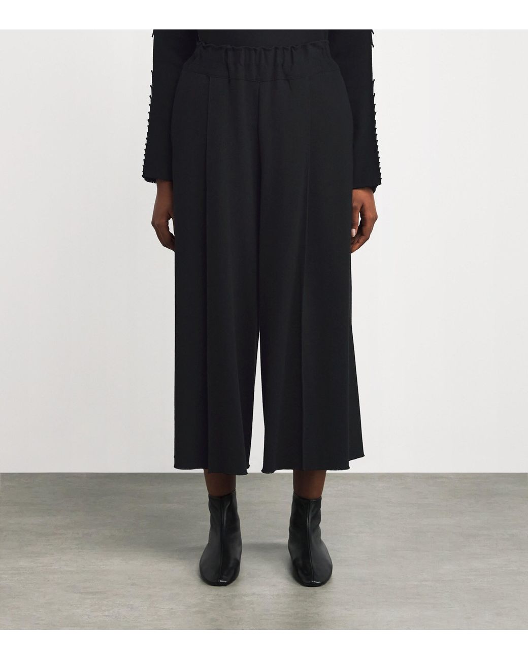 Issey Miyake Black Campagne Trousers