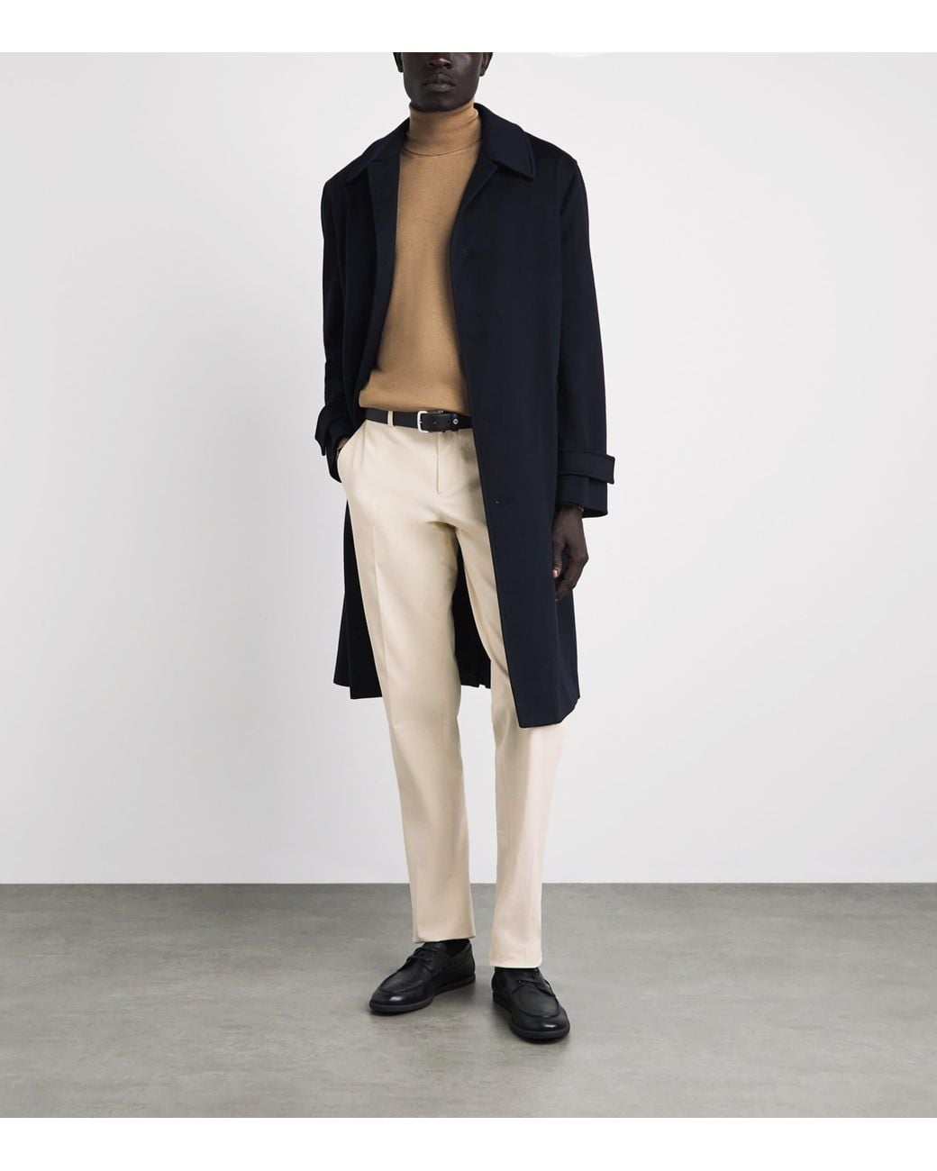 Lardini Natural Stretch-Cotton Twill Chinos for men