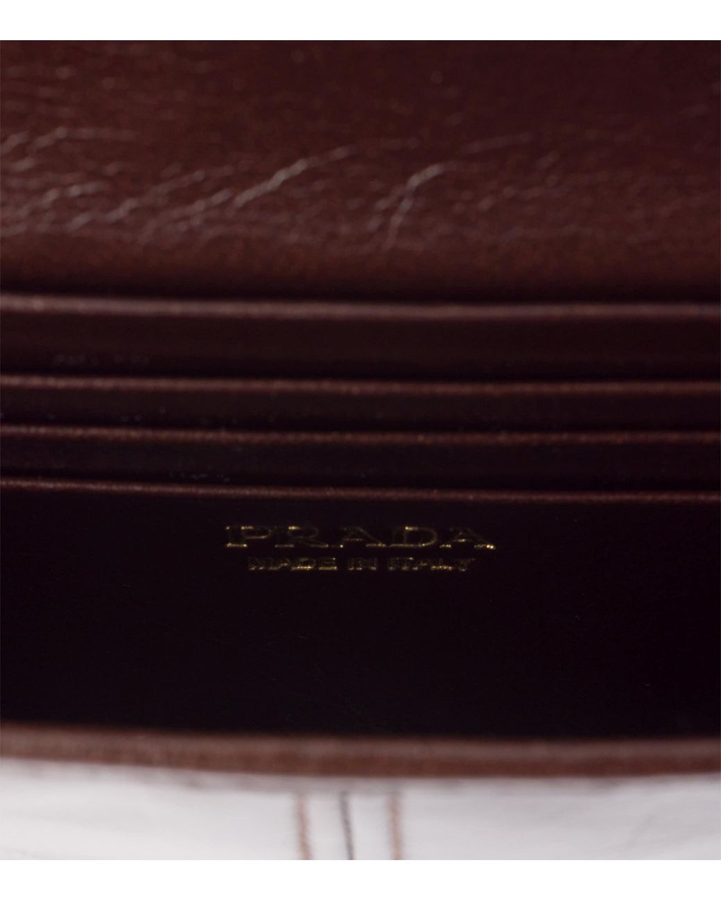 Prada Black Leather Clutch Bag