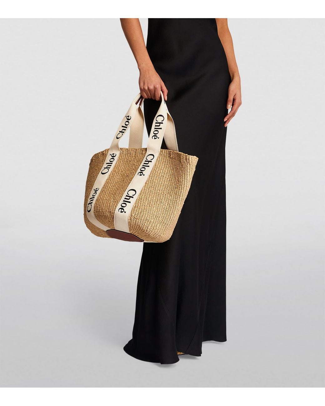 Chloé Metallic Large Woody Basket Bag