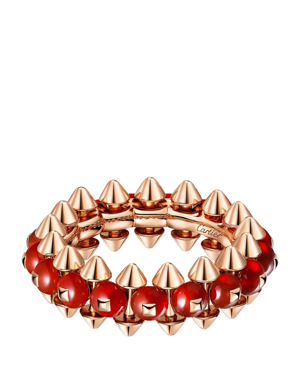 Cartier Red And Agate Clash De Ring