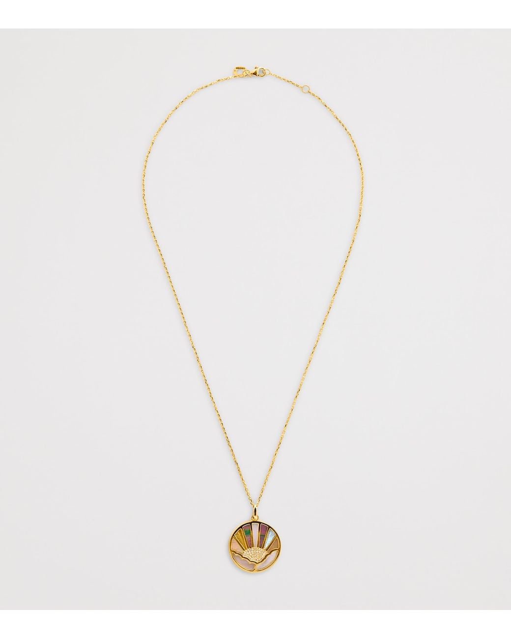 L'Atelier Nawbar Metallic Diamond And Pearl Sunshine Necklace