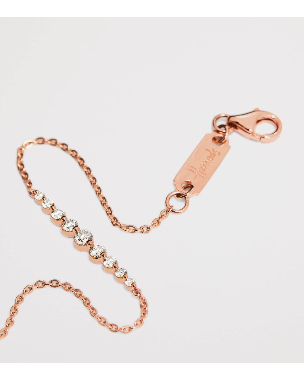 Harrods Metallic And Diamond Bracelet
