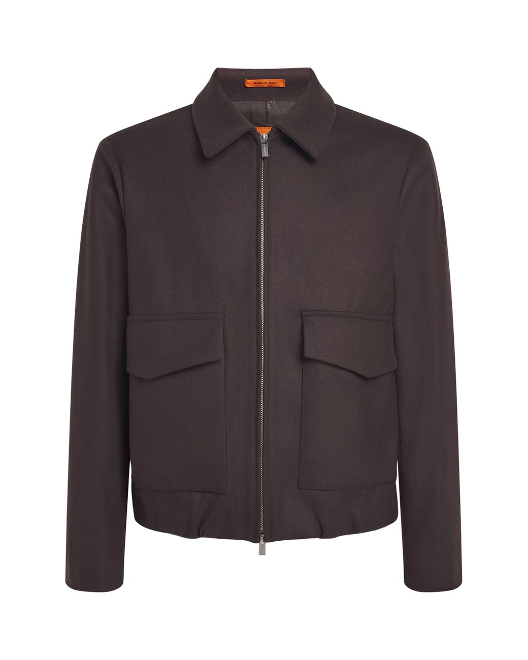 Barena Gray Wool-Blend Tailored Bomber Jacket for men