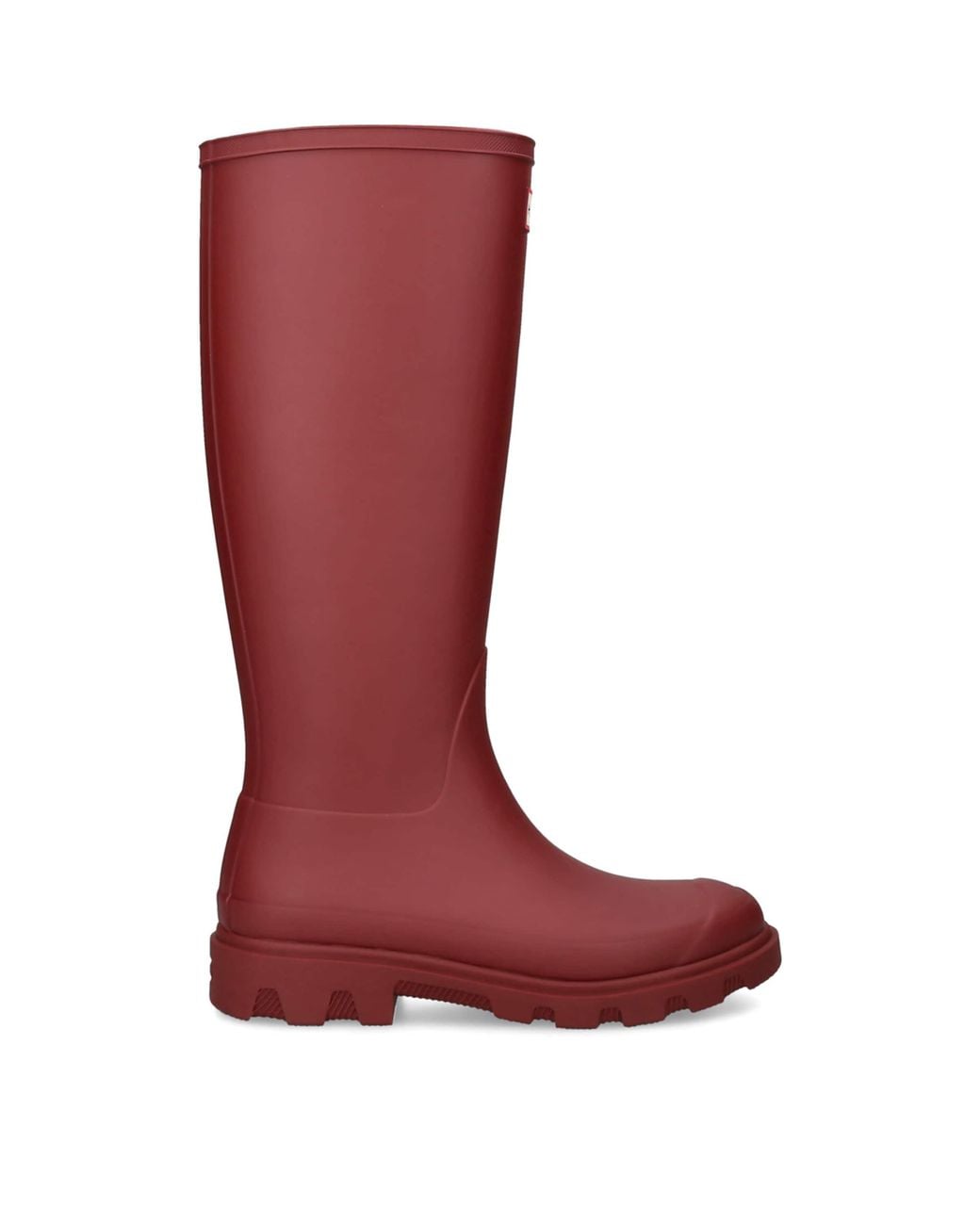 Hunter Red Downpour Tall Wellington Boots