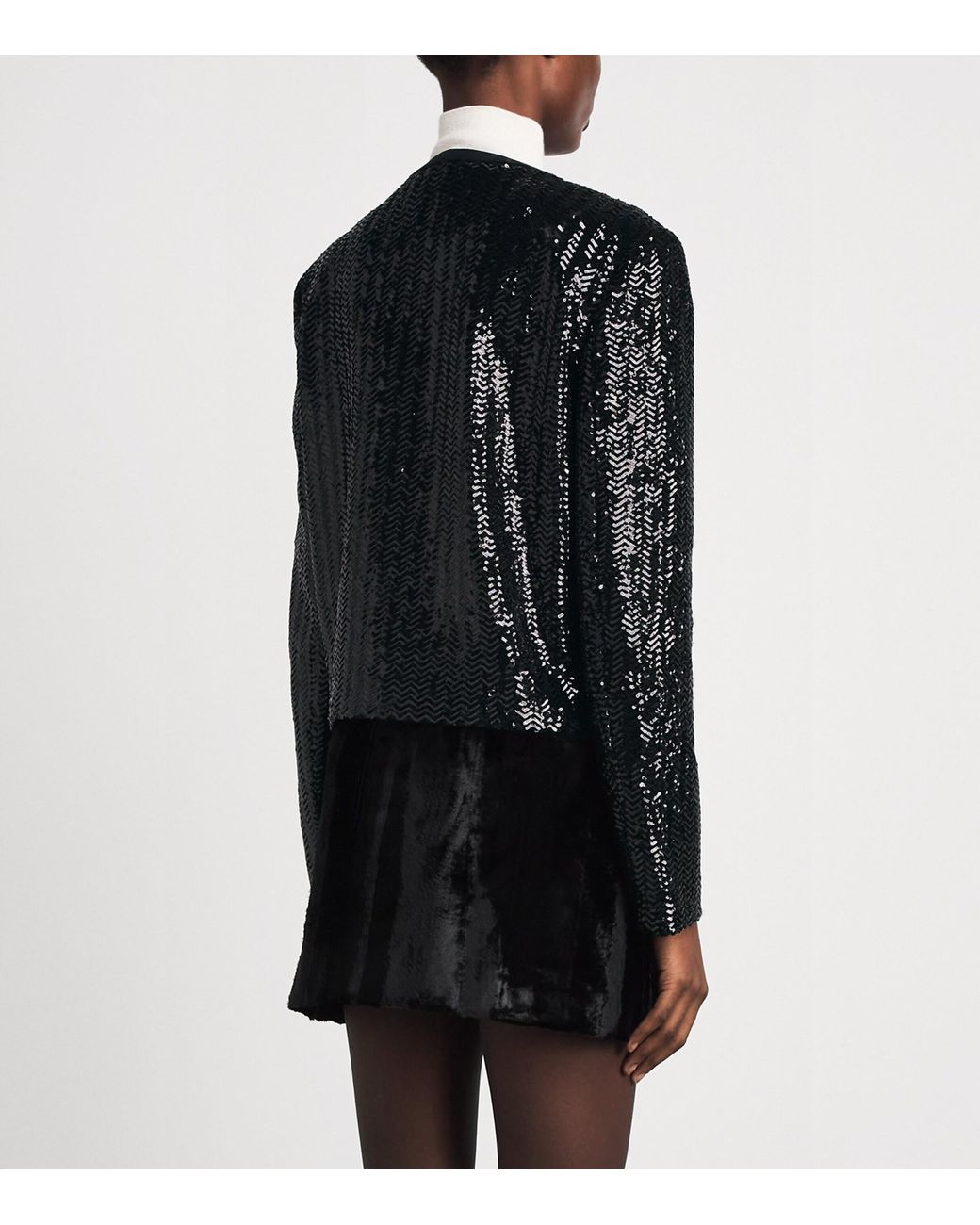 Blazé Milano Black Sequin All About You Bolero Jacket
