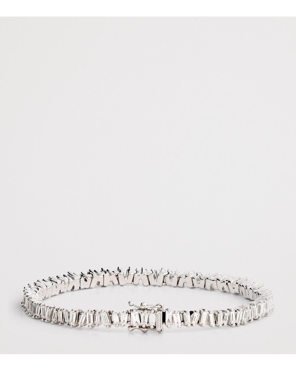 Suzanne Kalan White And Diamond Classic Tennis Bracelet