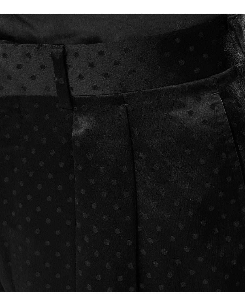 Tom Ford Black Silk-Blend Wide-Leg Trousers for men