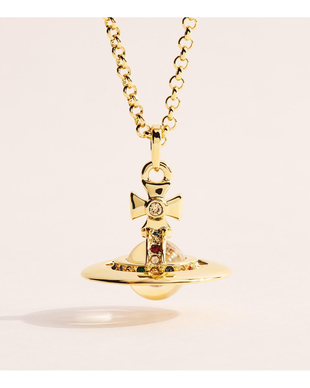 Vivienne Westwood Metallic New Tiny Orb Necklace for men