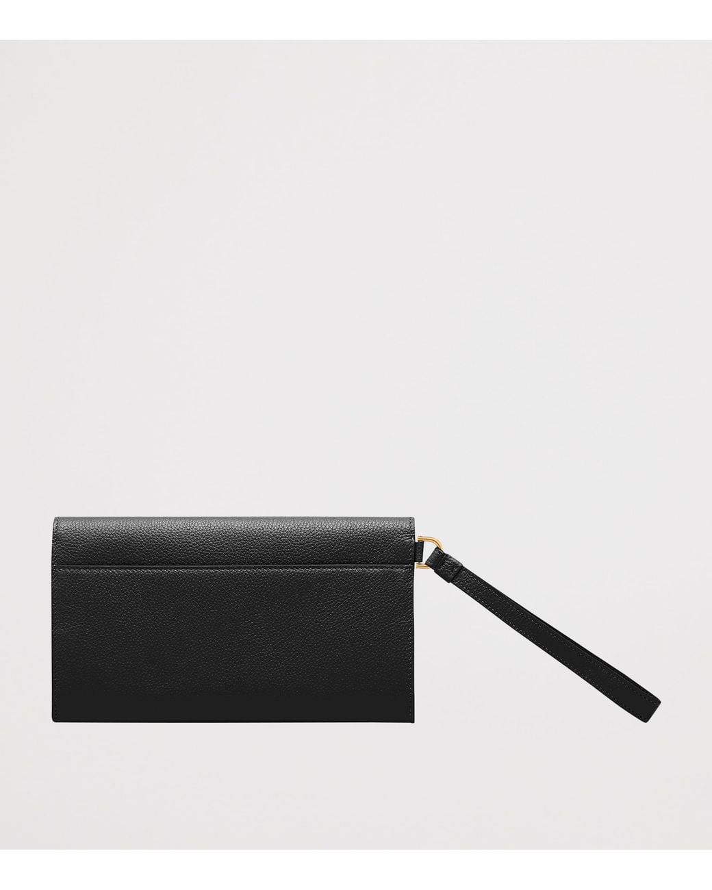 Tom Ford Black Leather Tara Wrist Pouch