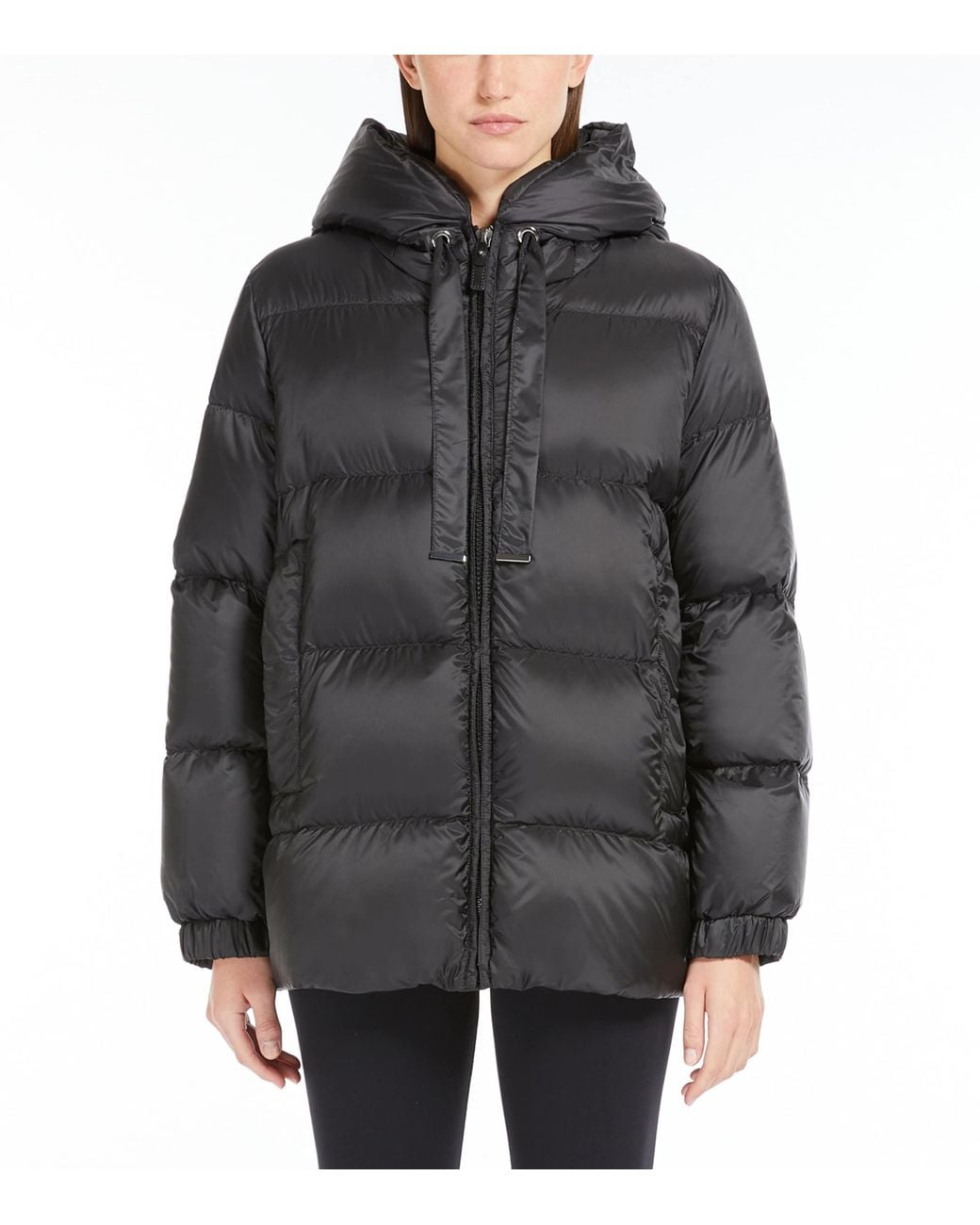 Max Mara Black Quilted Seia Puffer Jacket