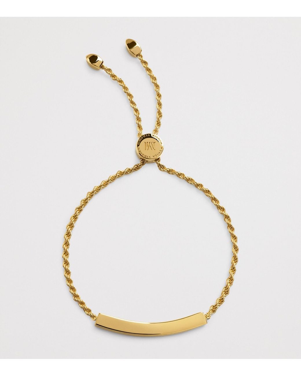Monica Vinader Metallic Vermeil Linear Friendship Bracelet