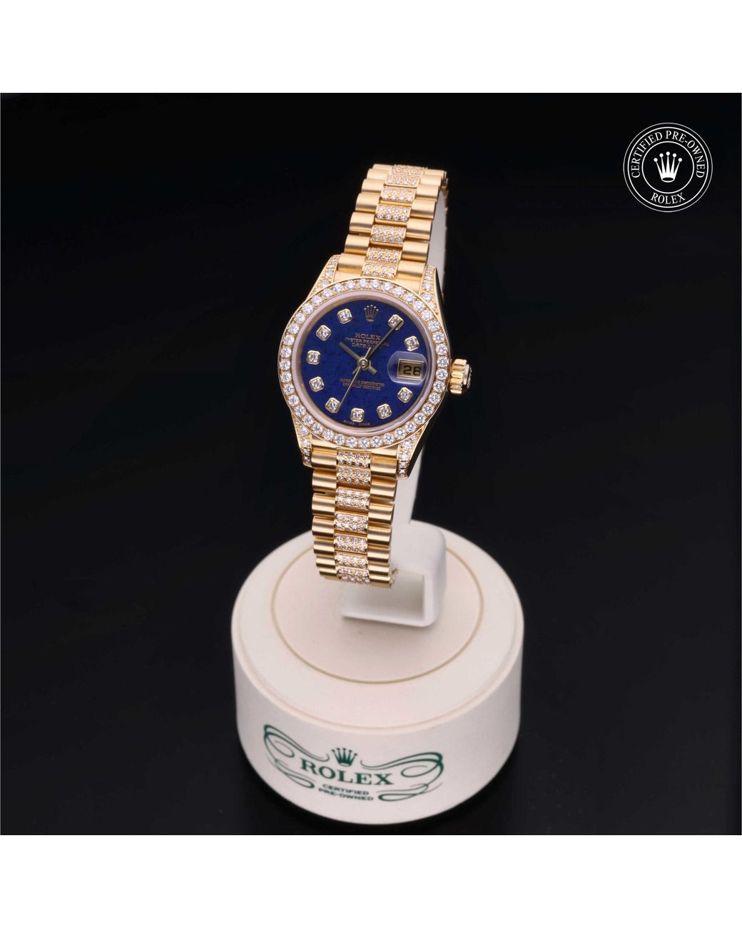 Rolex Certified Pre-Owned Black Lady-Datejust
