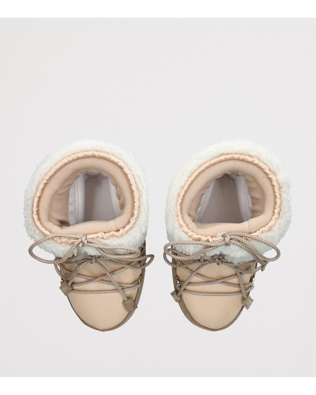 Moon Boot Natural Shearling Pearly Plus Boots
