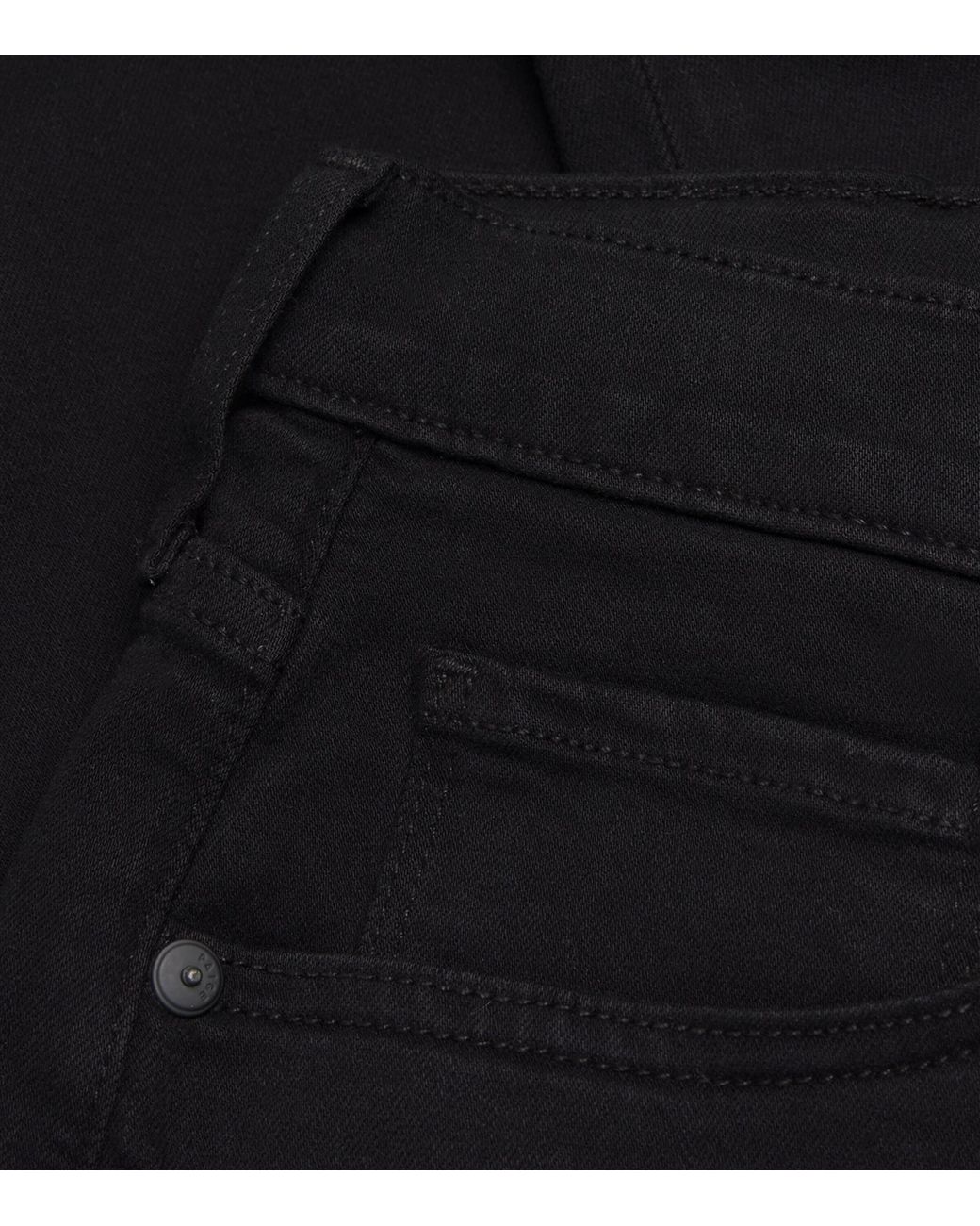 PAIGE Black Normandi Straight Jeans for men