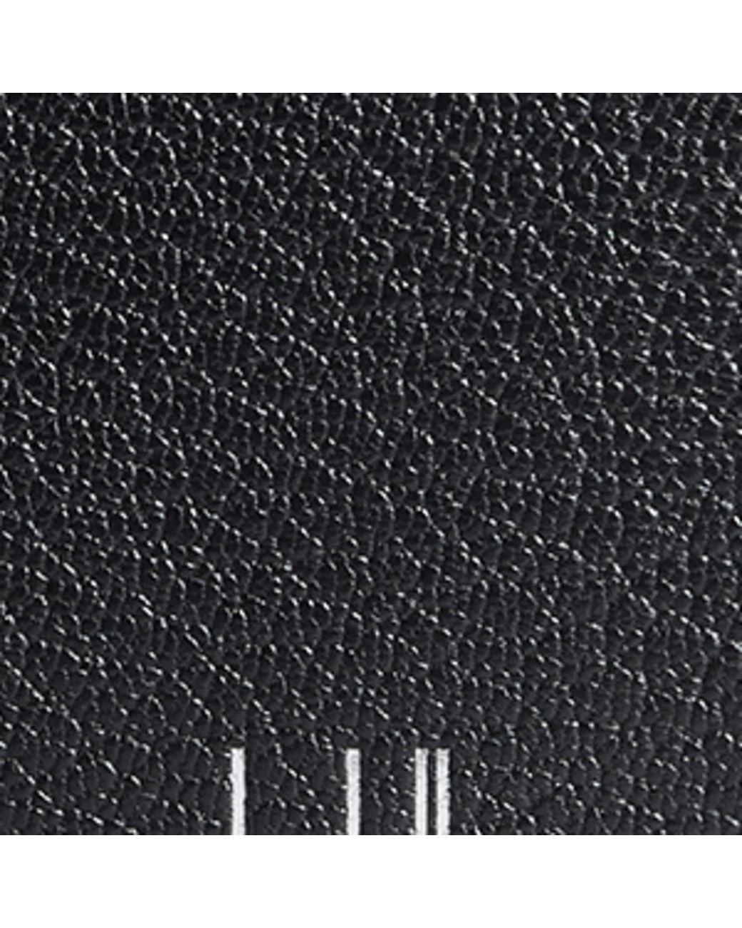 Dunhill Black Goatskin Duke Fine Bifold Wallet for men