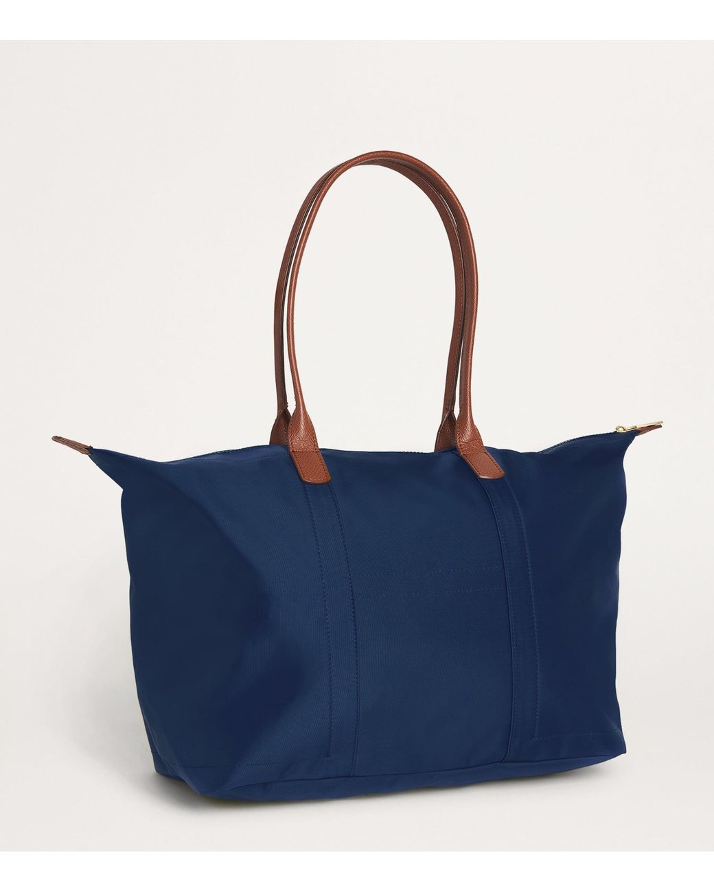 Harrods Blue Medium Nylon Tote Bag