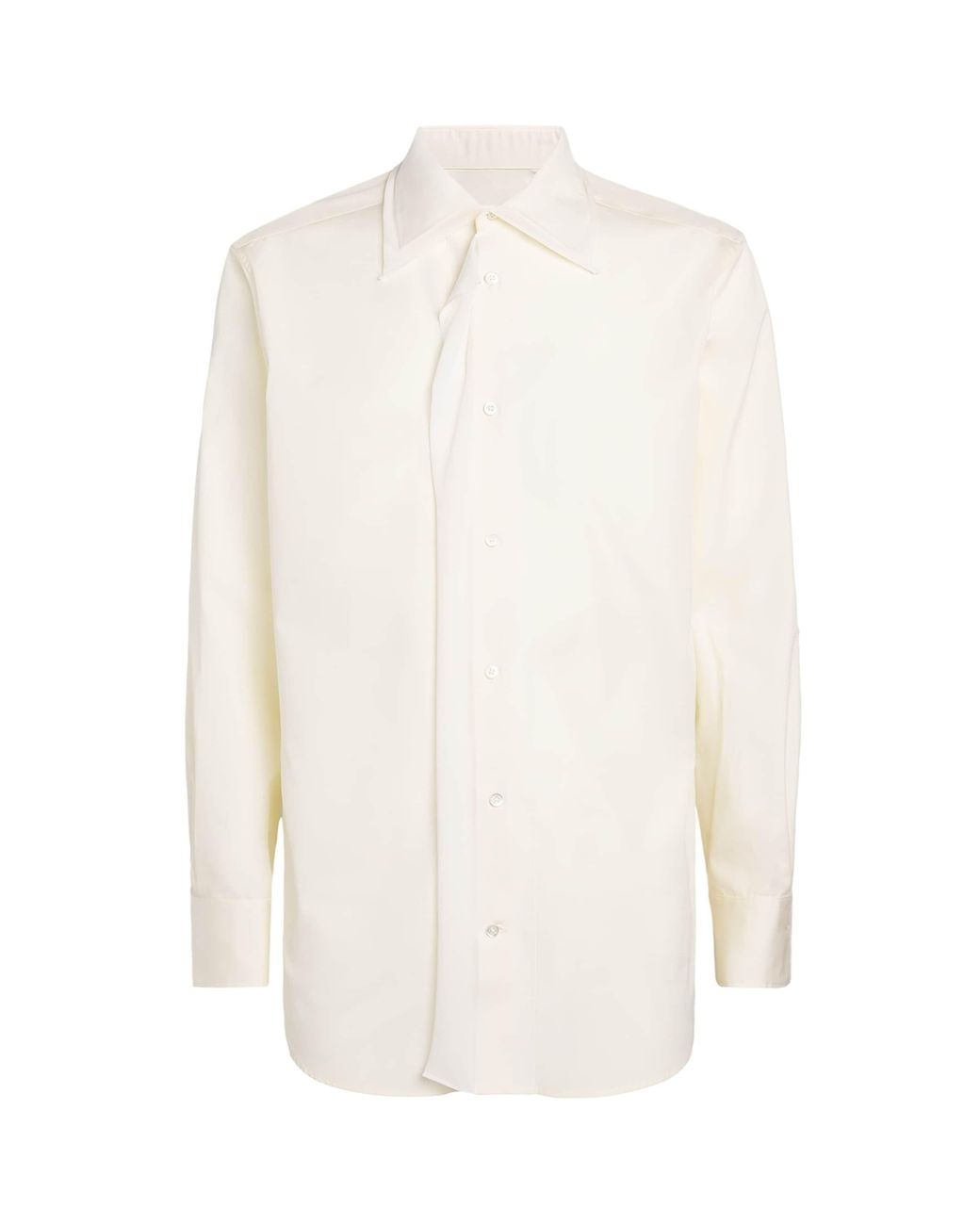 Maison Margiela White Long-Sleeve Shirt for men