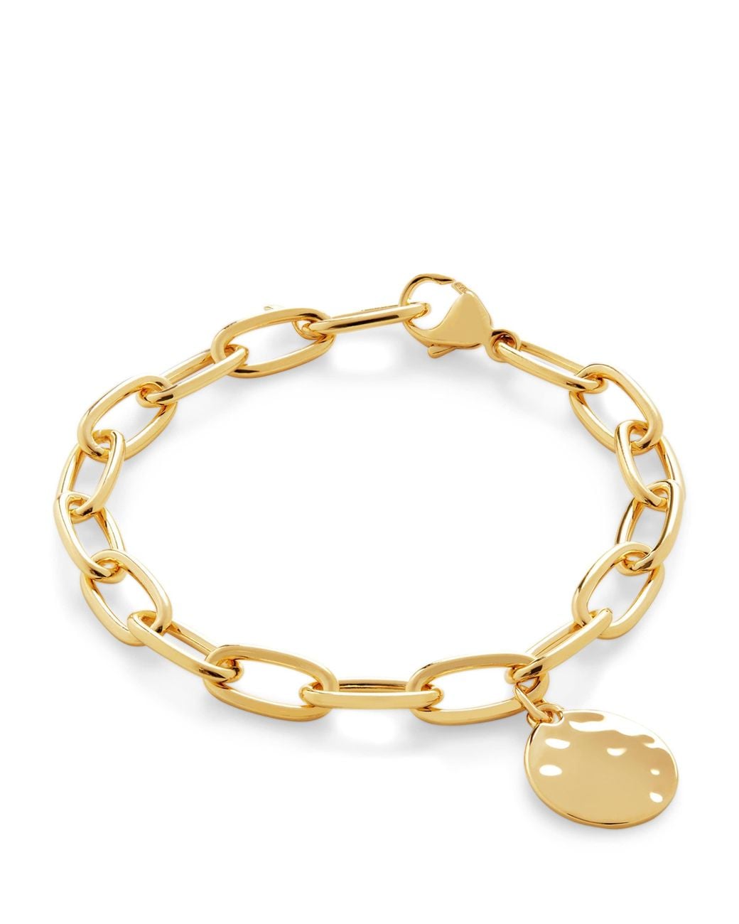 Monica Vinader Metallic Vermeil Havana Open-Link Chain Bracelet