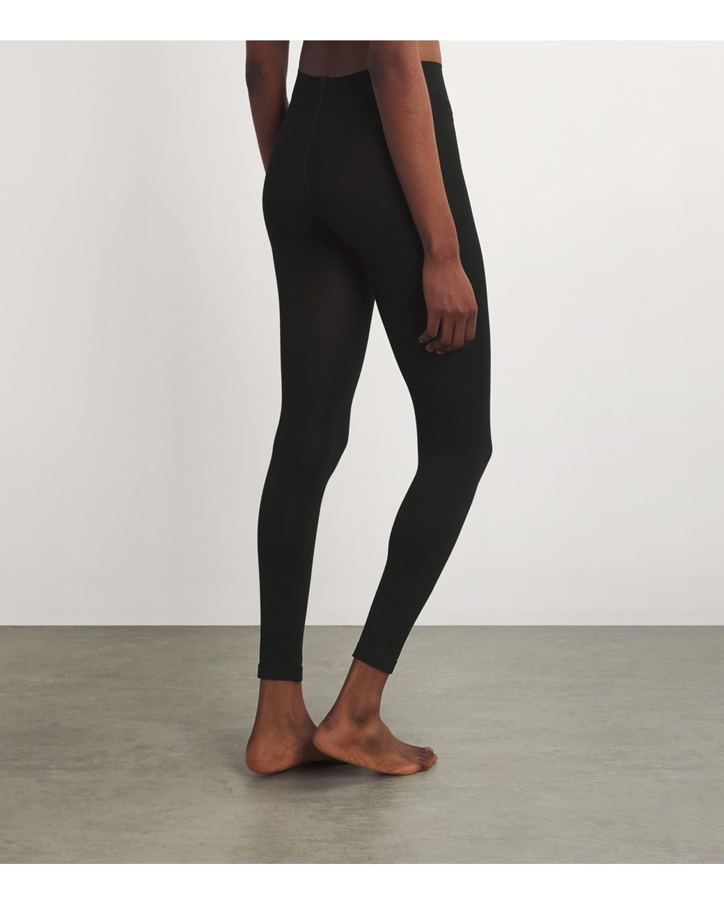 Falke Black Pure Matte 100 Leggings