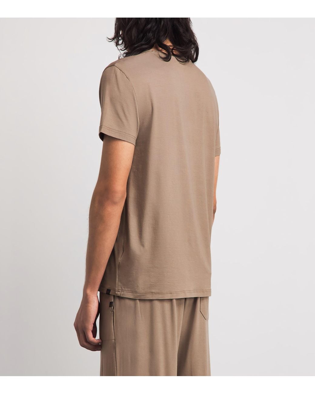 Derek Rose Brown Basel Lounge T-Shirt for men