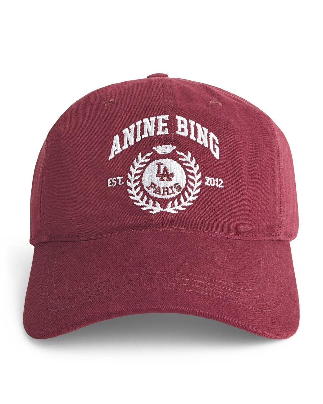 Anine Bing Embroidered Jeremy Baseball Cap