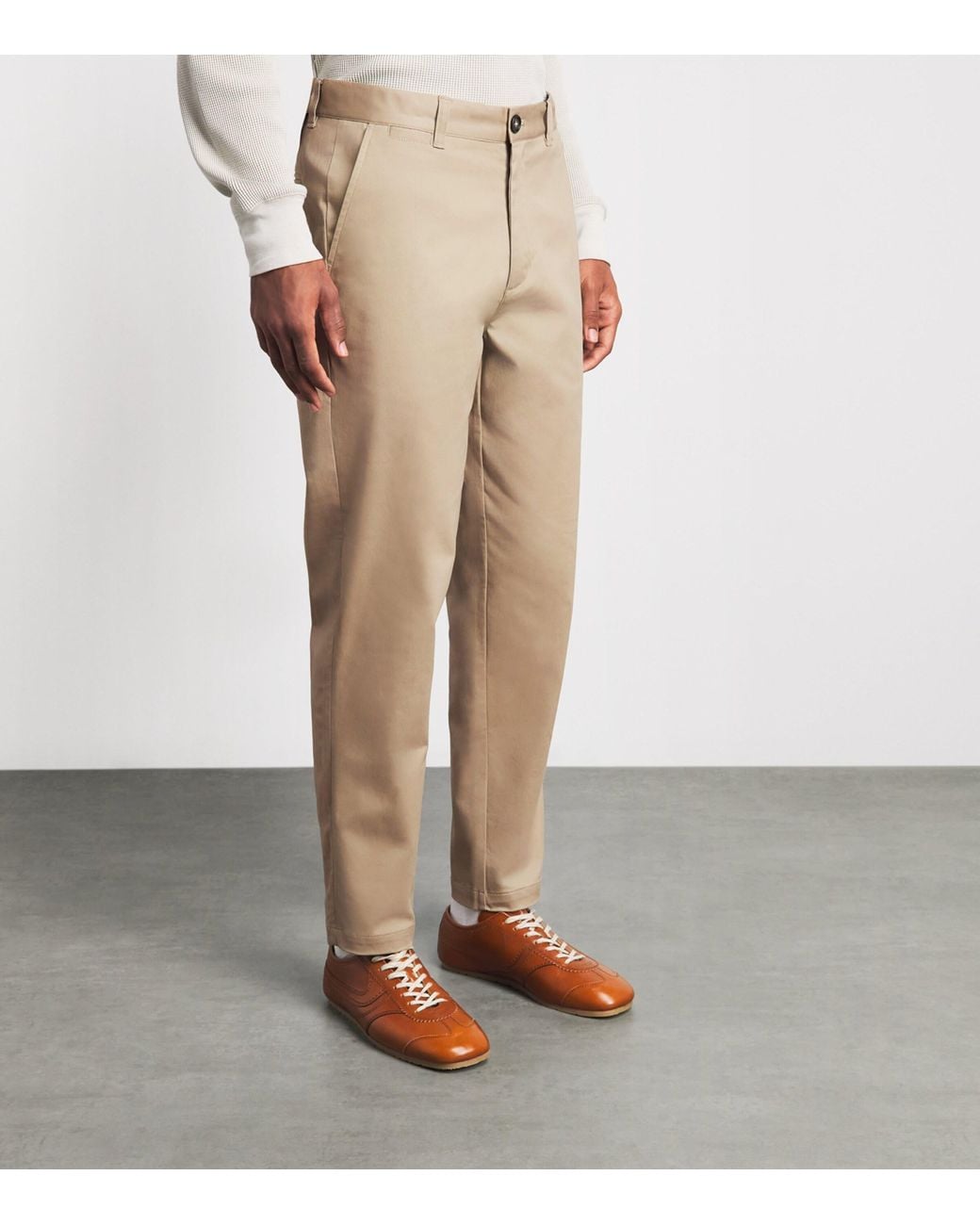 Barbour Natural Stretch-Cotton Sateen Tapered Chinos for men