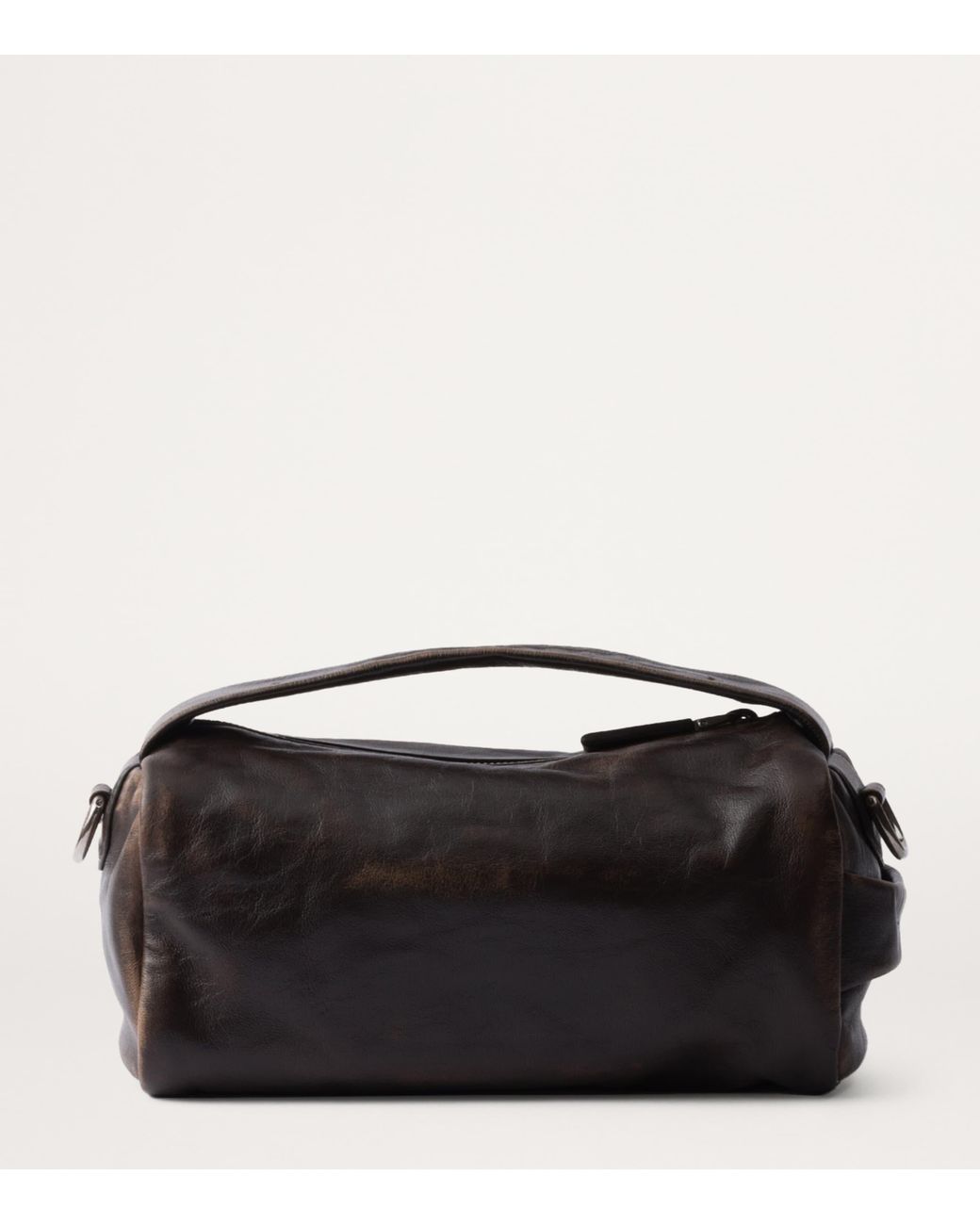 Prada Black Leather Cross-Body Bag for men