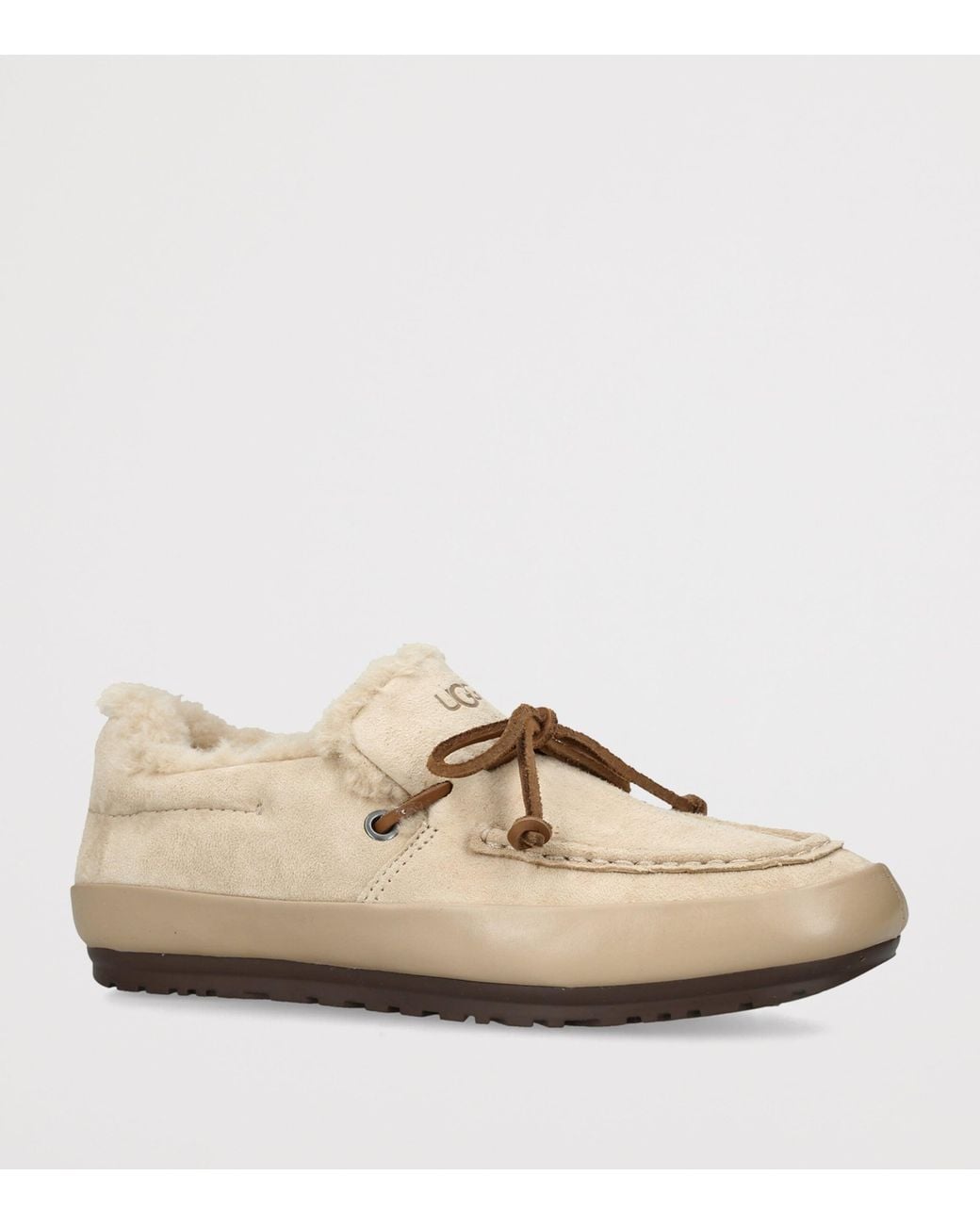 Ugg Natural Suede Quill Slip-On Shoes