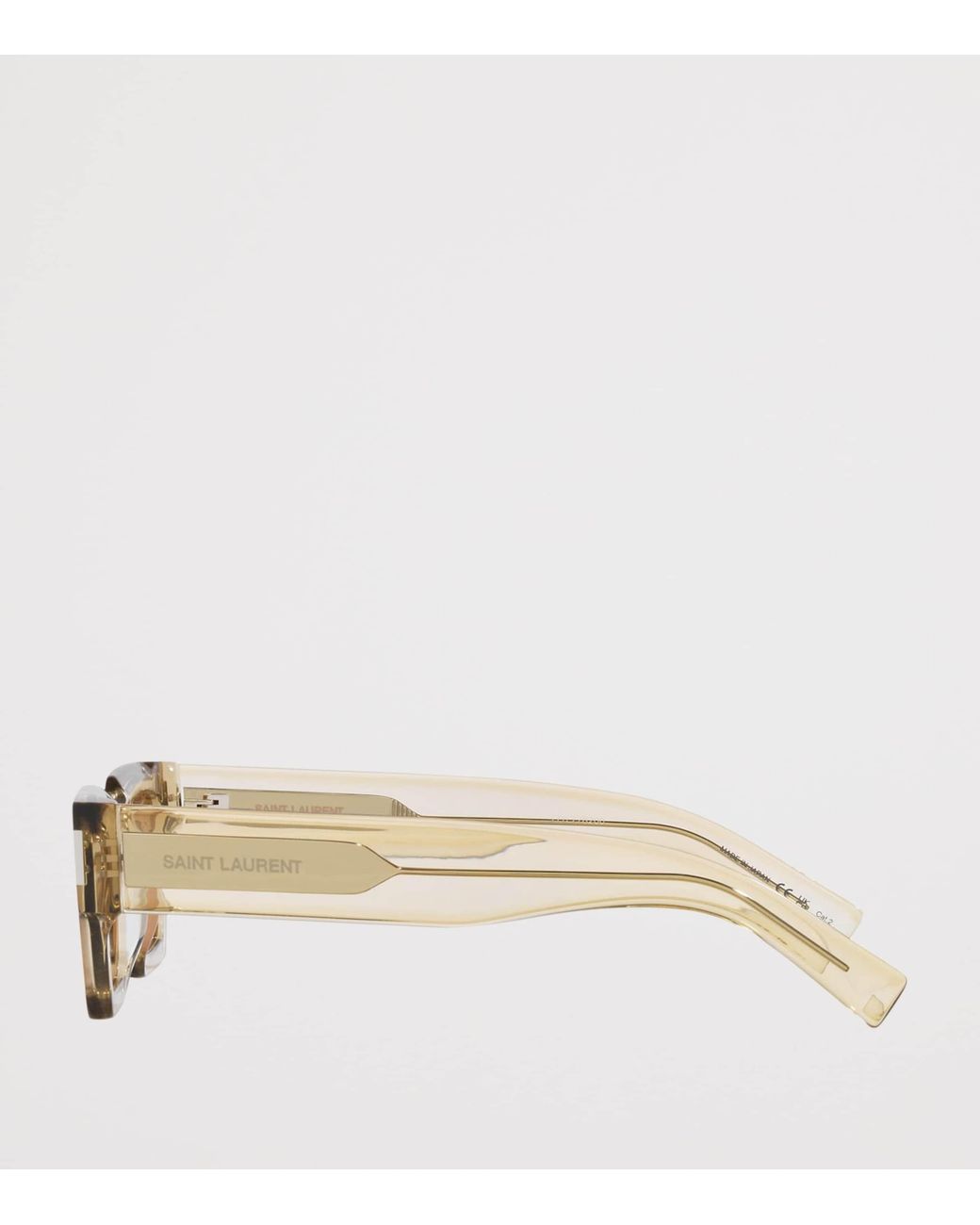 Saint Laurent Natural Sl 572 Rectangular Sunglasses
