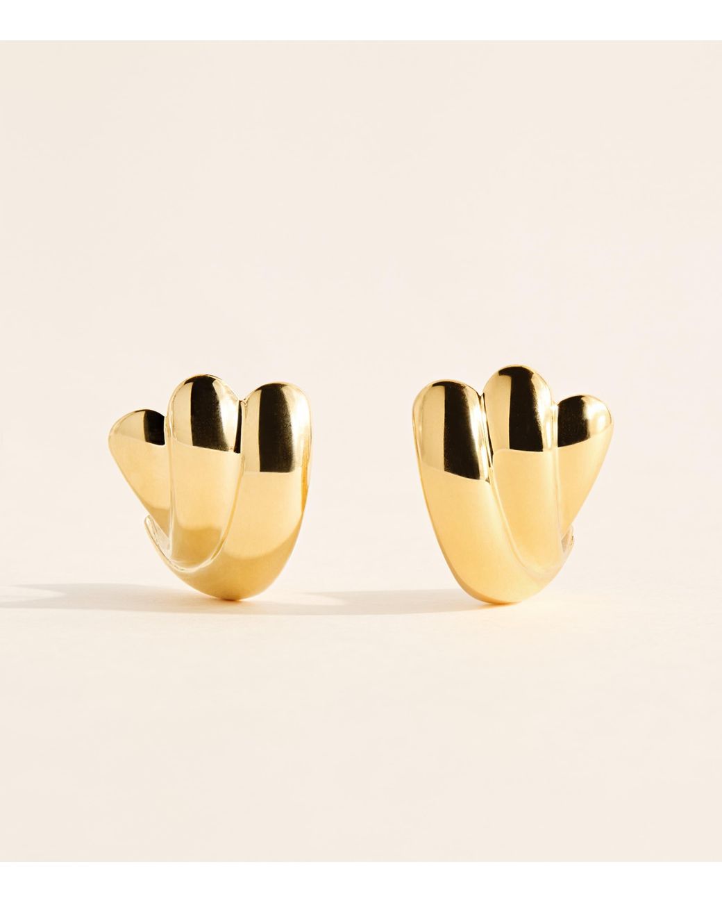 LIE STUDIO Natural Plated The Magda Earrings