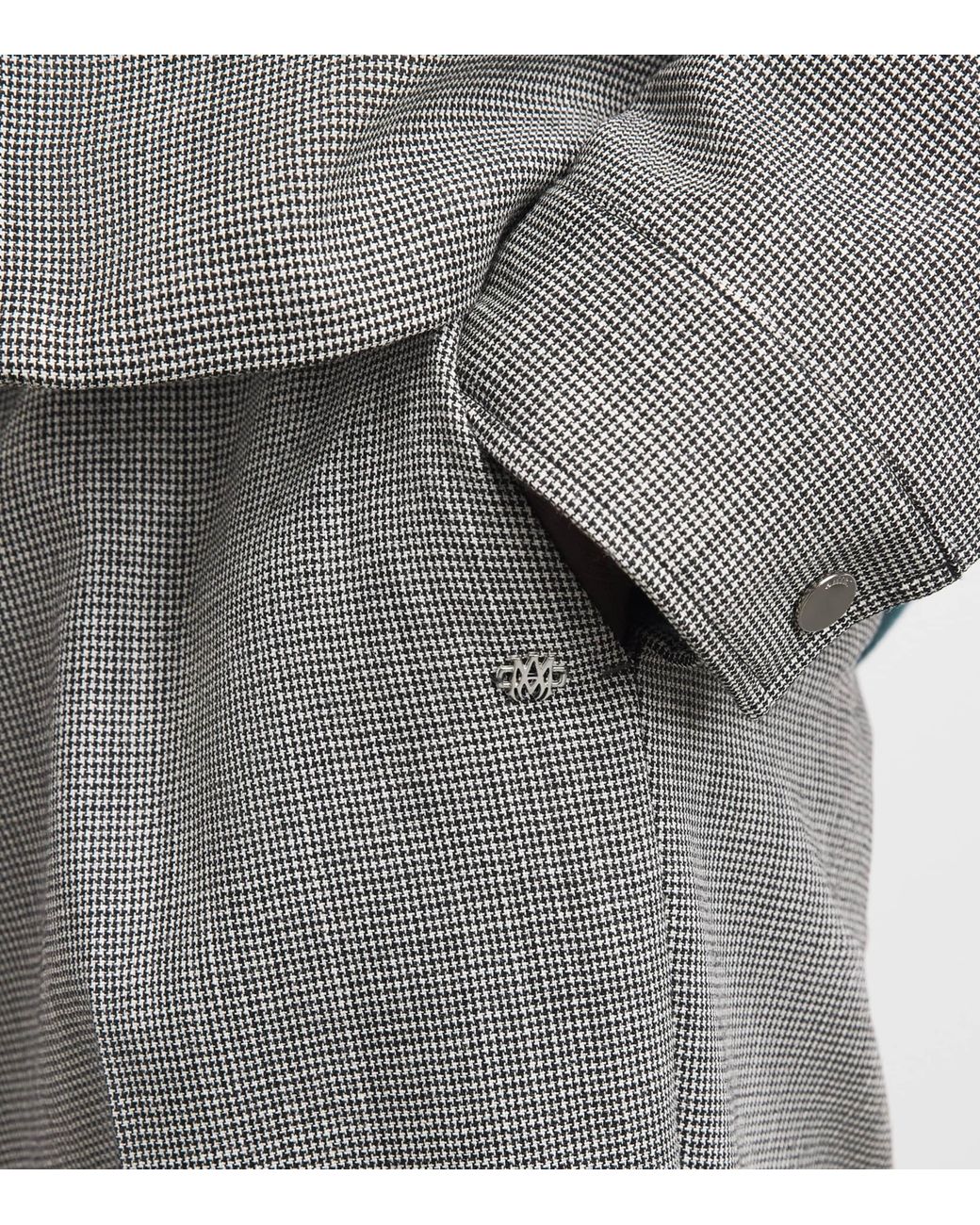 Amiri Gray Houndstooth Bootcut Trousers for men