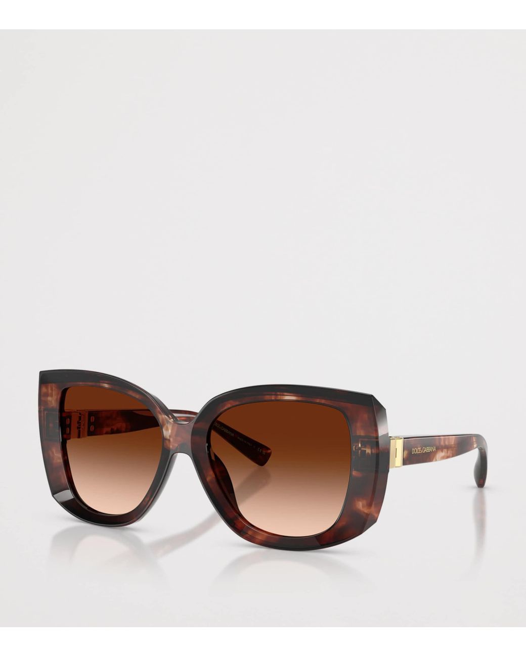 Dolce & Gabbana Brown Square Sunglasses