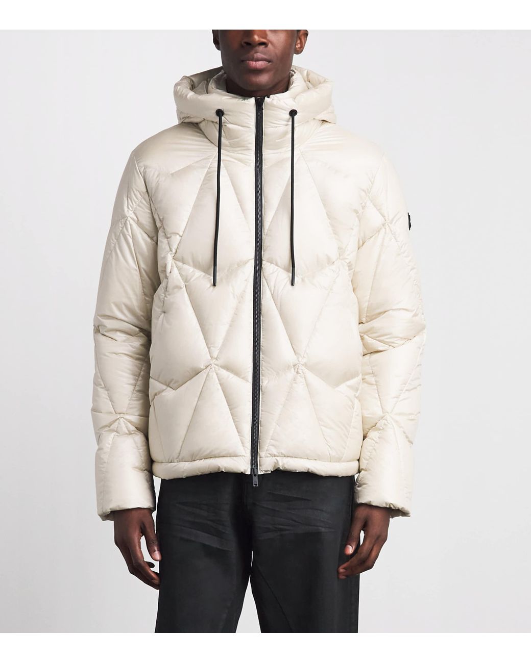 Moose Knuckles Natural Down Iceberg Quilted Jacket for men