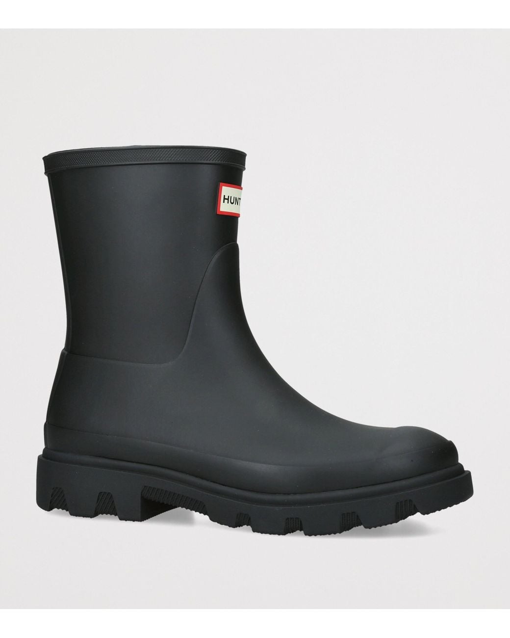 Hunter Black Downpour Short Wellington Boots