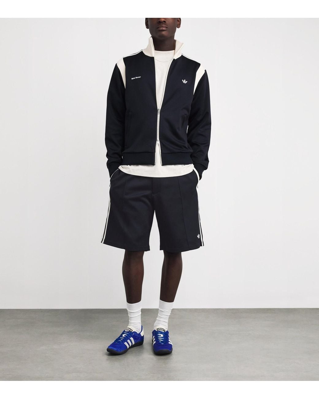 Adidas Blue X Wales Bonner Twill Shorts for men