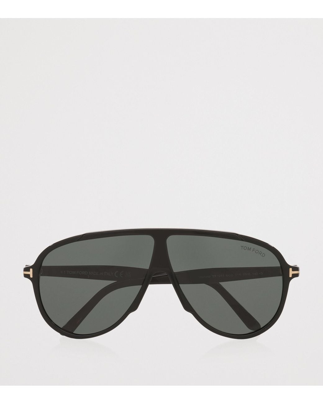 Tom Ford Gray Vladimir Pilot Sunglasses for men