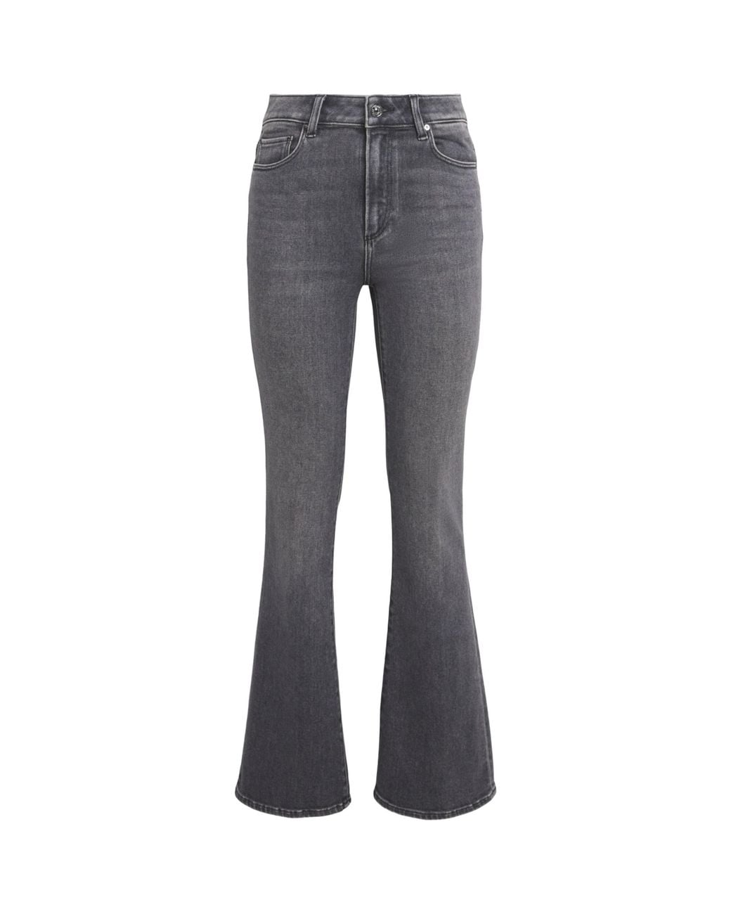 PAIGE Gray Laurel Canyon Bootcut Jeans