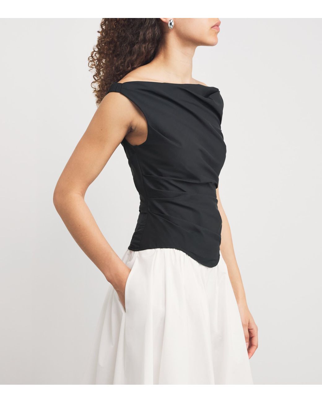 knee length dresses for ladies Cersei One Shoulder Midi Dress