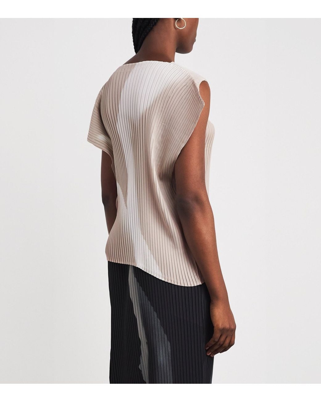 Issey Miyake Pink Hands Of Lover Pleats Top