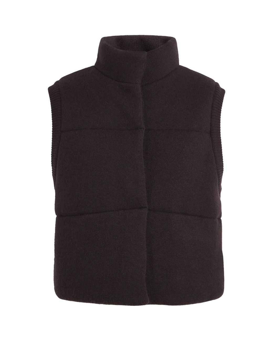 LeKasha Black Organic Cashmere Montana Gilet