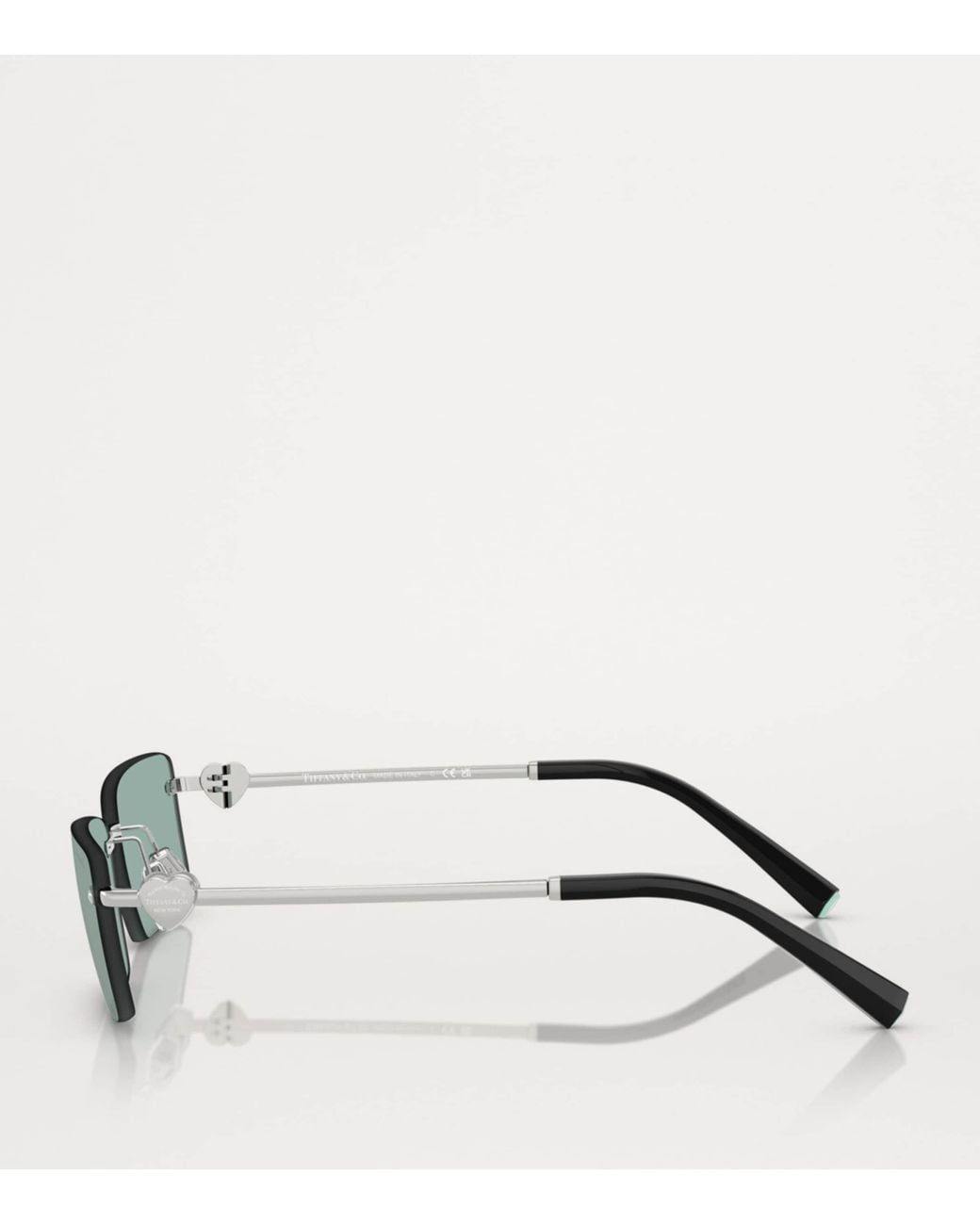 Tiffany & Co Green Metal Sunglasses