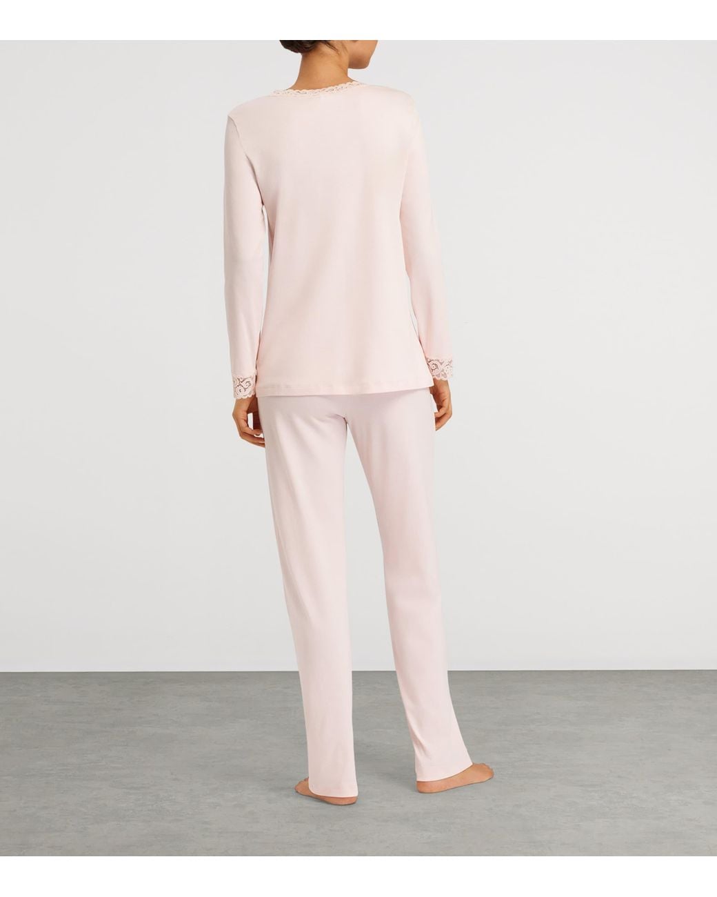Hanro Pink Cotton Moments Pyjama Set